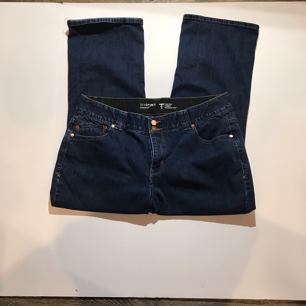 Lane Bryant size 18 petite jeans.
